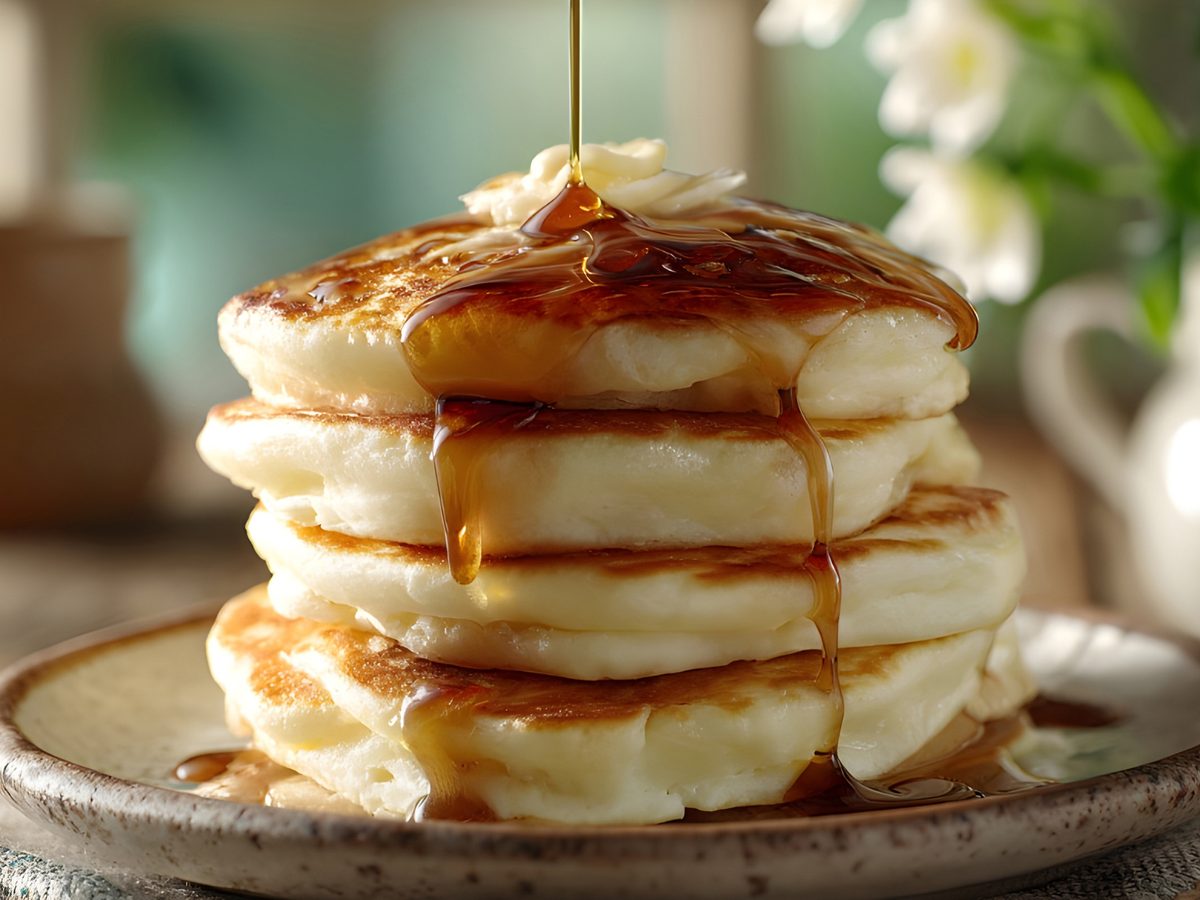 Easy Fluffy Pancake Recipe (Homemade Pancakes from Scratch with Oat Flour Option)